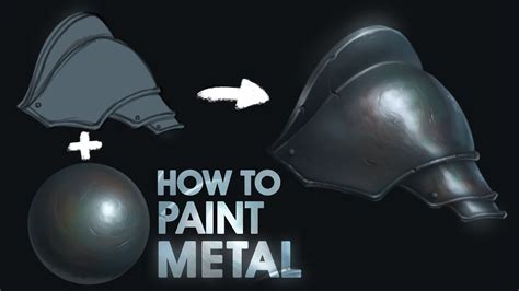 how to render metallic paint